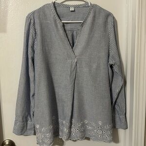 Old Navy Cotton Blouse (Large)